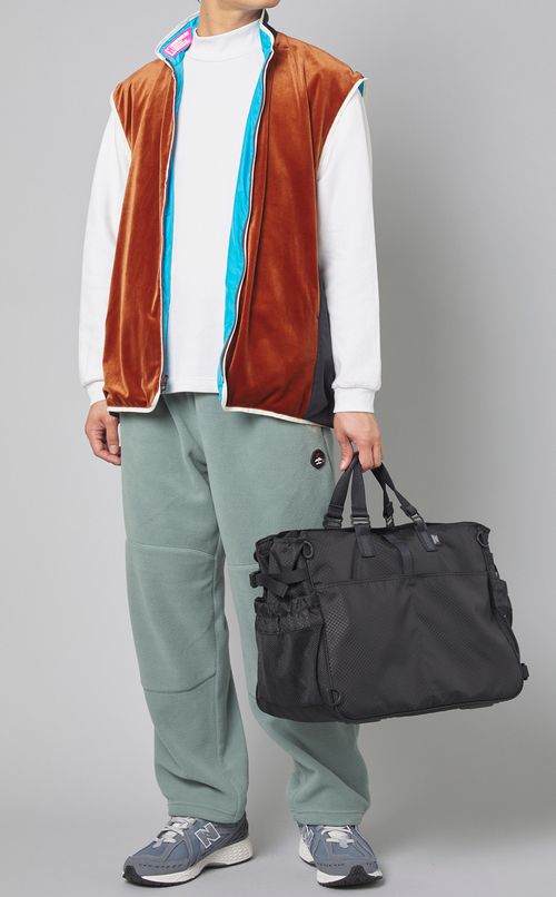 リバーシブルベロアベスト