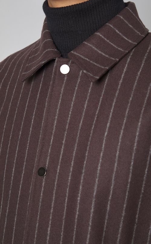 ストライプコーチジャケット