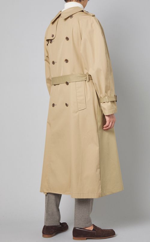ダブルフロントトレンチコート