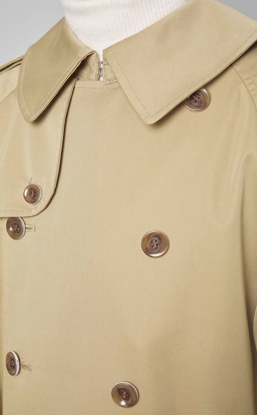 ダブルフロントトレンチコート