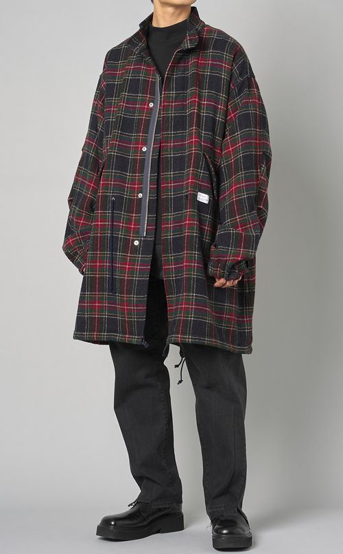 ウールチェックM-65コート