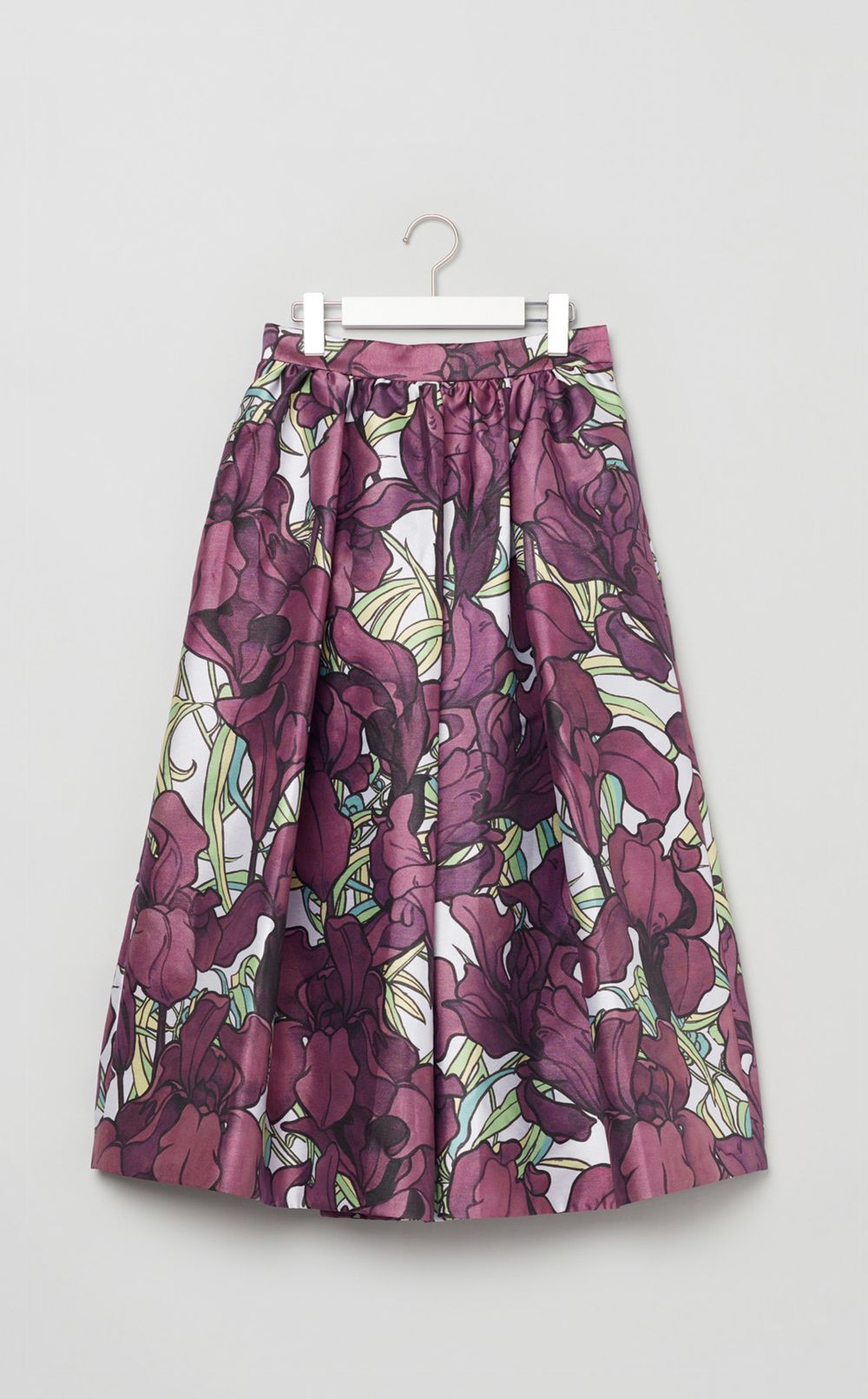 フラワージャカードスカート