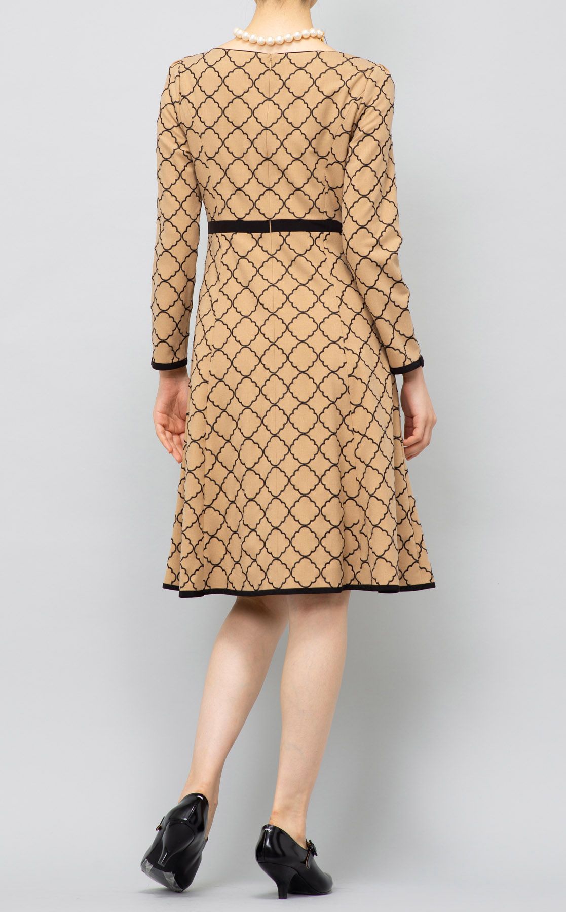 TOCCA｜刺繍ストレッチフレアワンピース