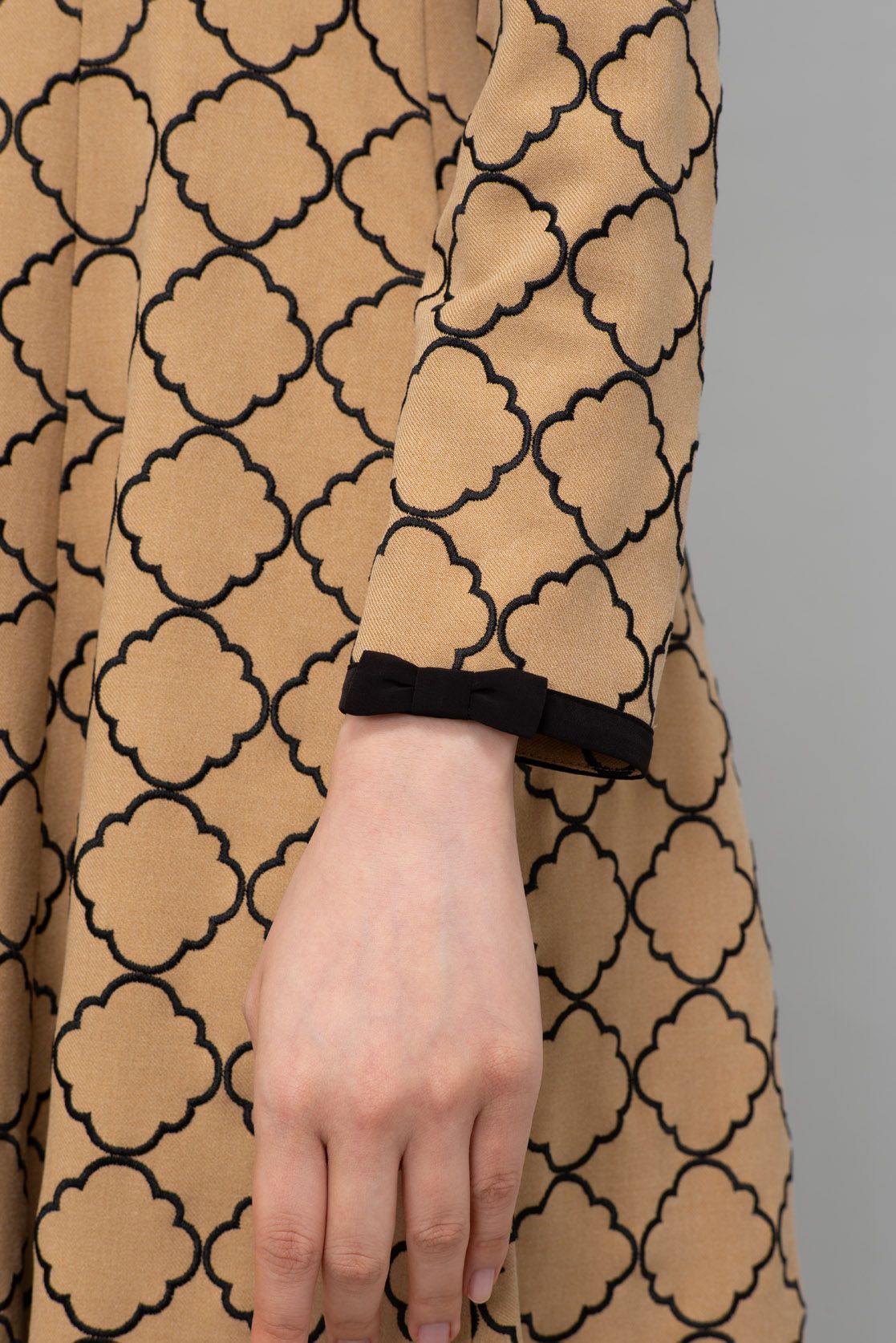 TOCCA｜刺繍ストレッチフレアワンピース