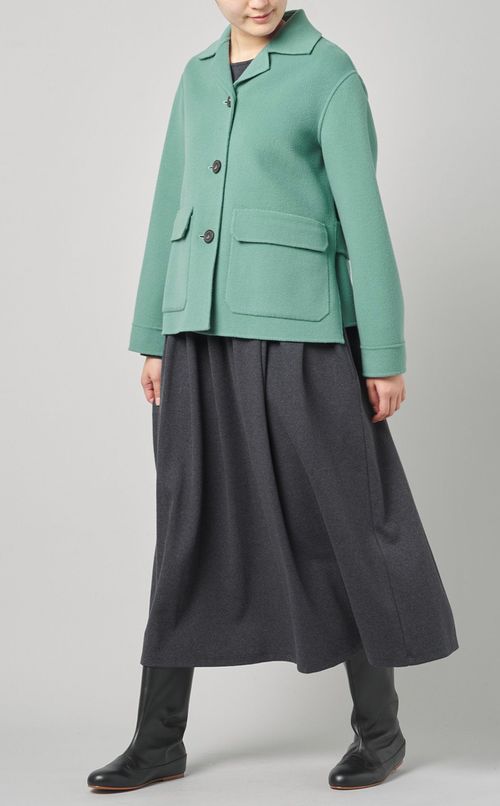 ウールテーラードコート