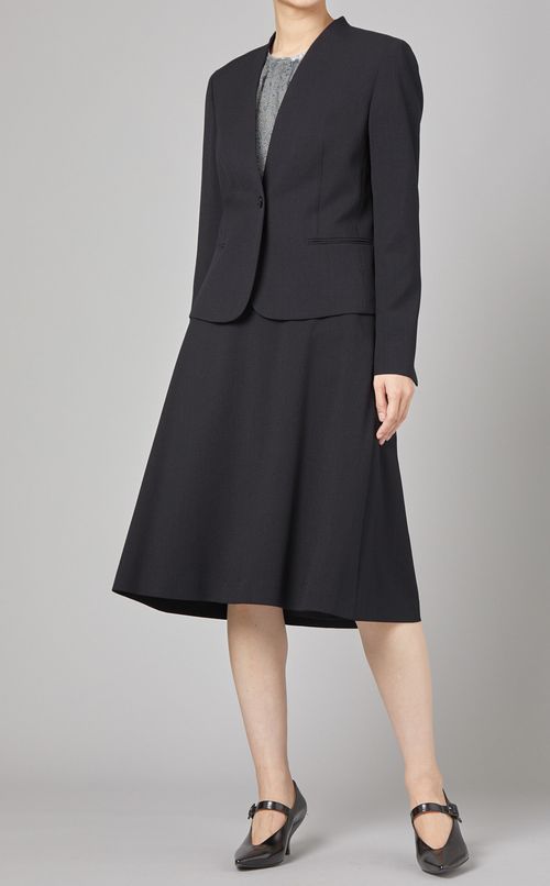 ストレッチノーカラージャケット