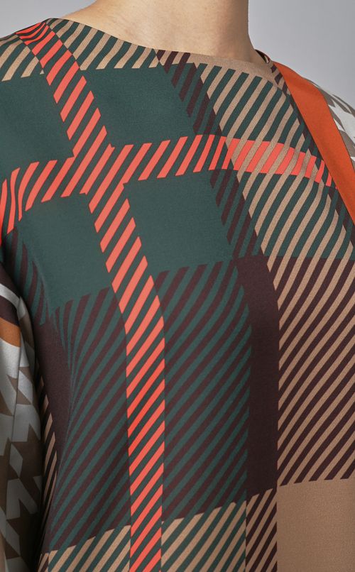 マルチプリントブラウス