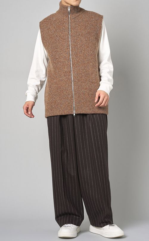 ダブルプリーツトラウザーズ