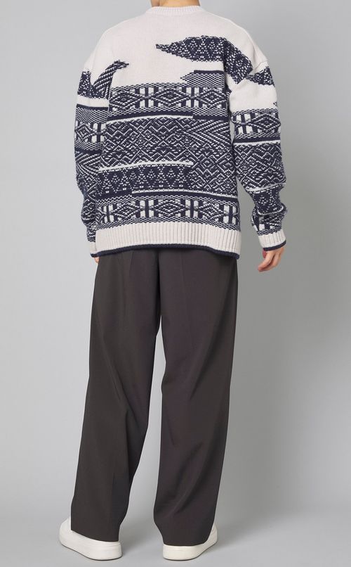 ノルディッククルーネックセーター