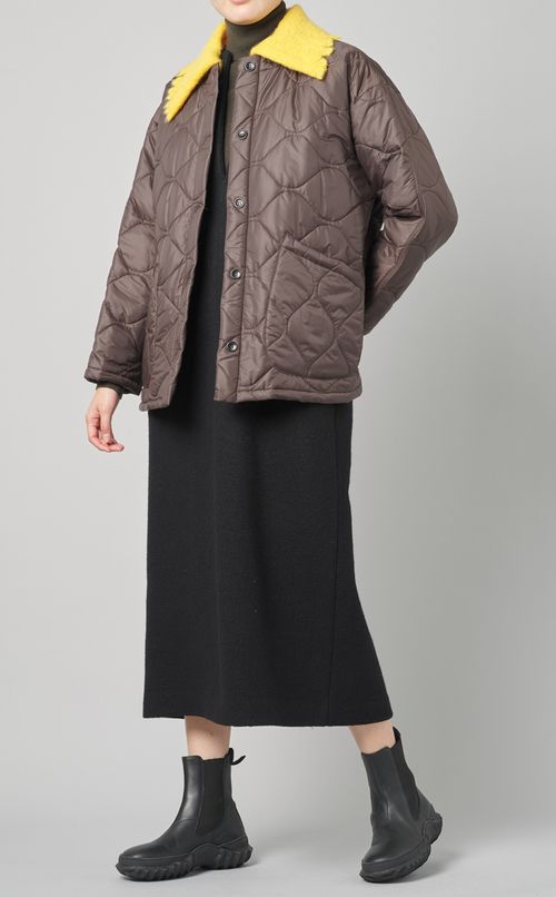 ウールノースリーブワンピース