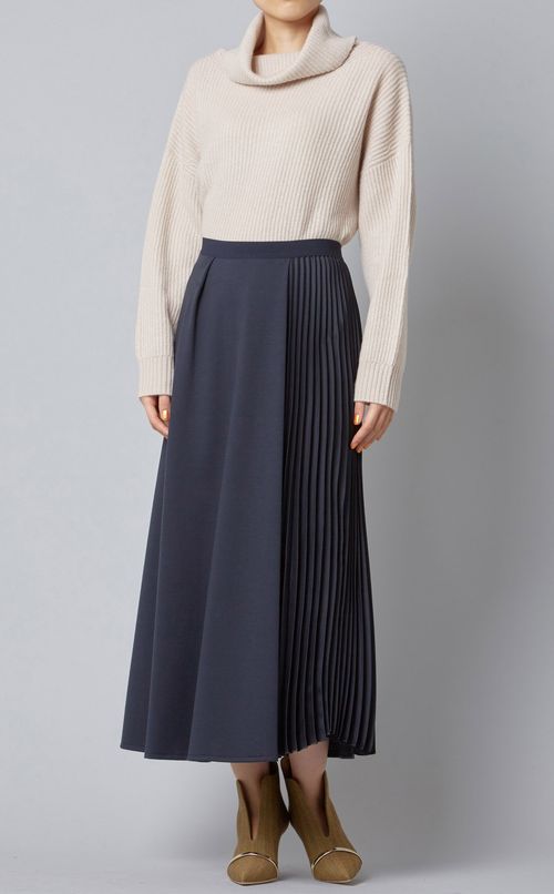 ビッグシルエットオフタートルセーター