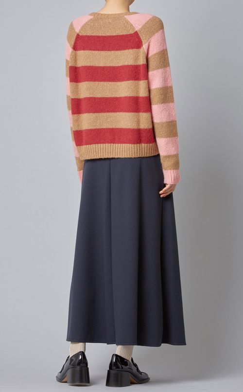 マルチワイドボーダーセーター