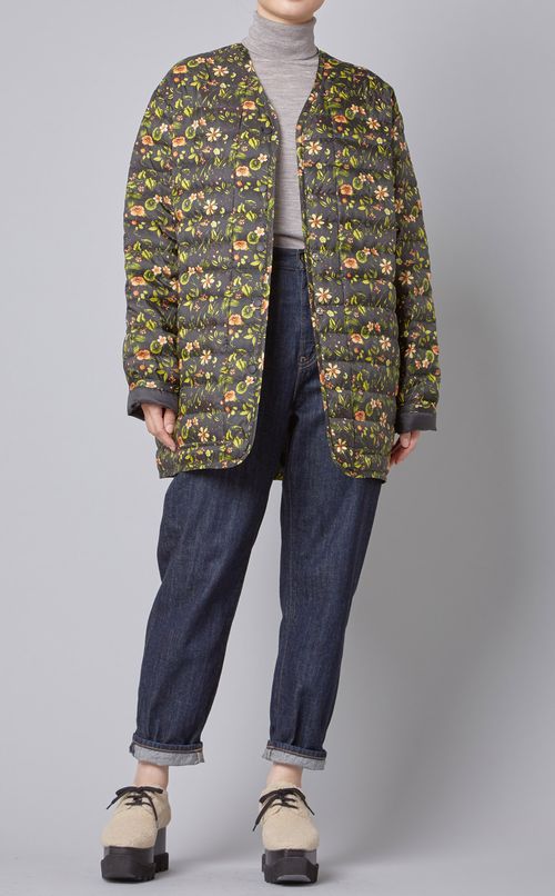 リバーシブルキルティングジャケット