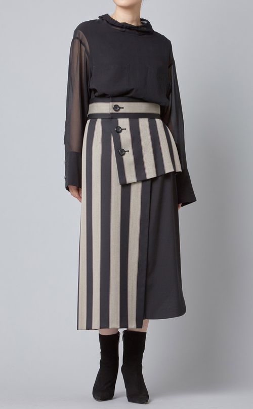 レジメンタルストライプスカート
