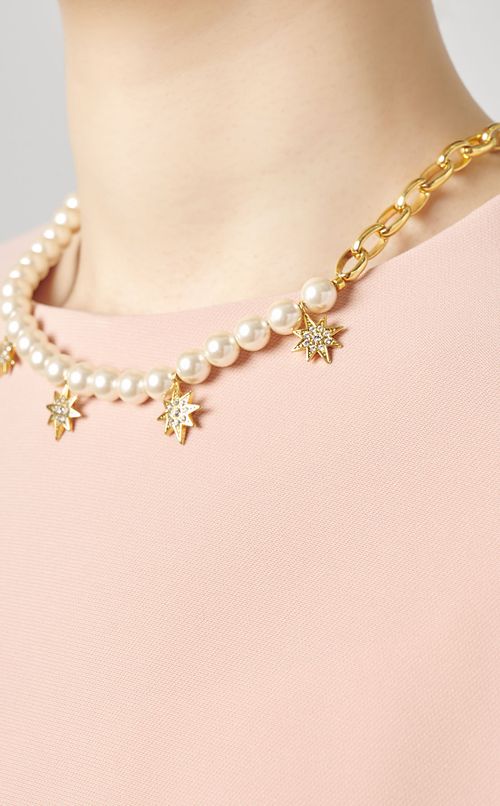 スターパールチェーンネックレス