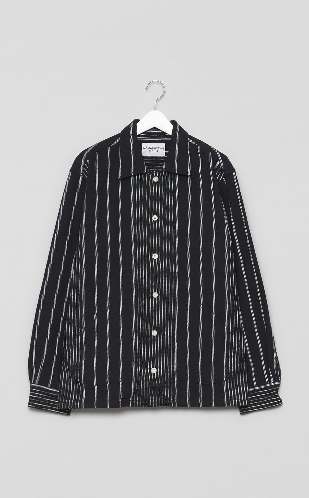 ストライプシャツジャケット