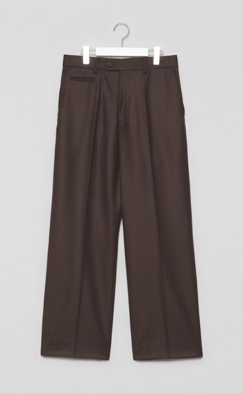 フランネルワイドトラウザー