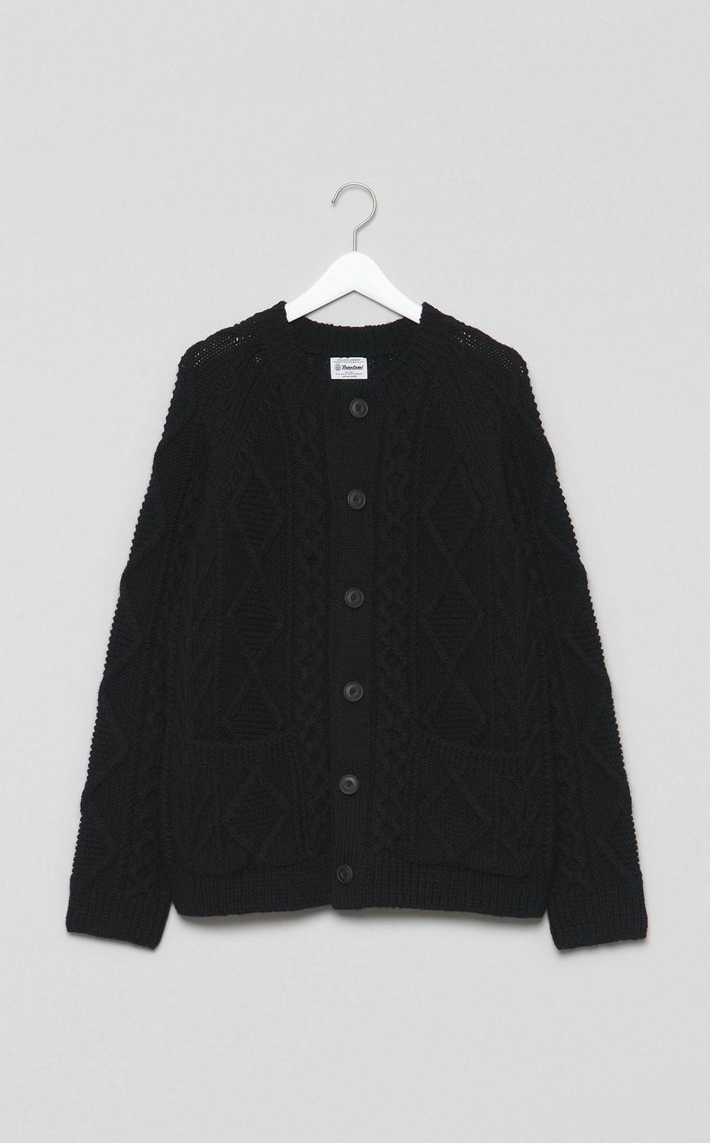 アランニットカーディガン