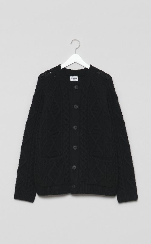 アランニットカーディガン