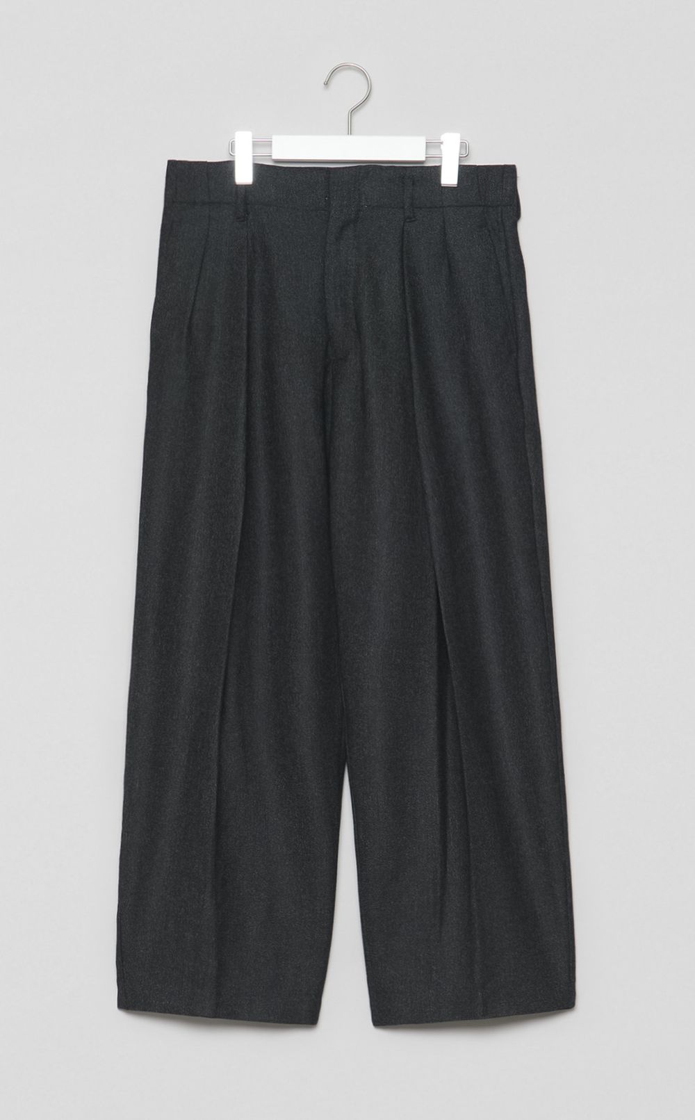 デュアルツイードダブルタックパンツ