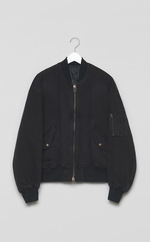 デニムボンバージャケット