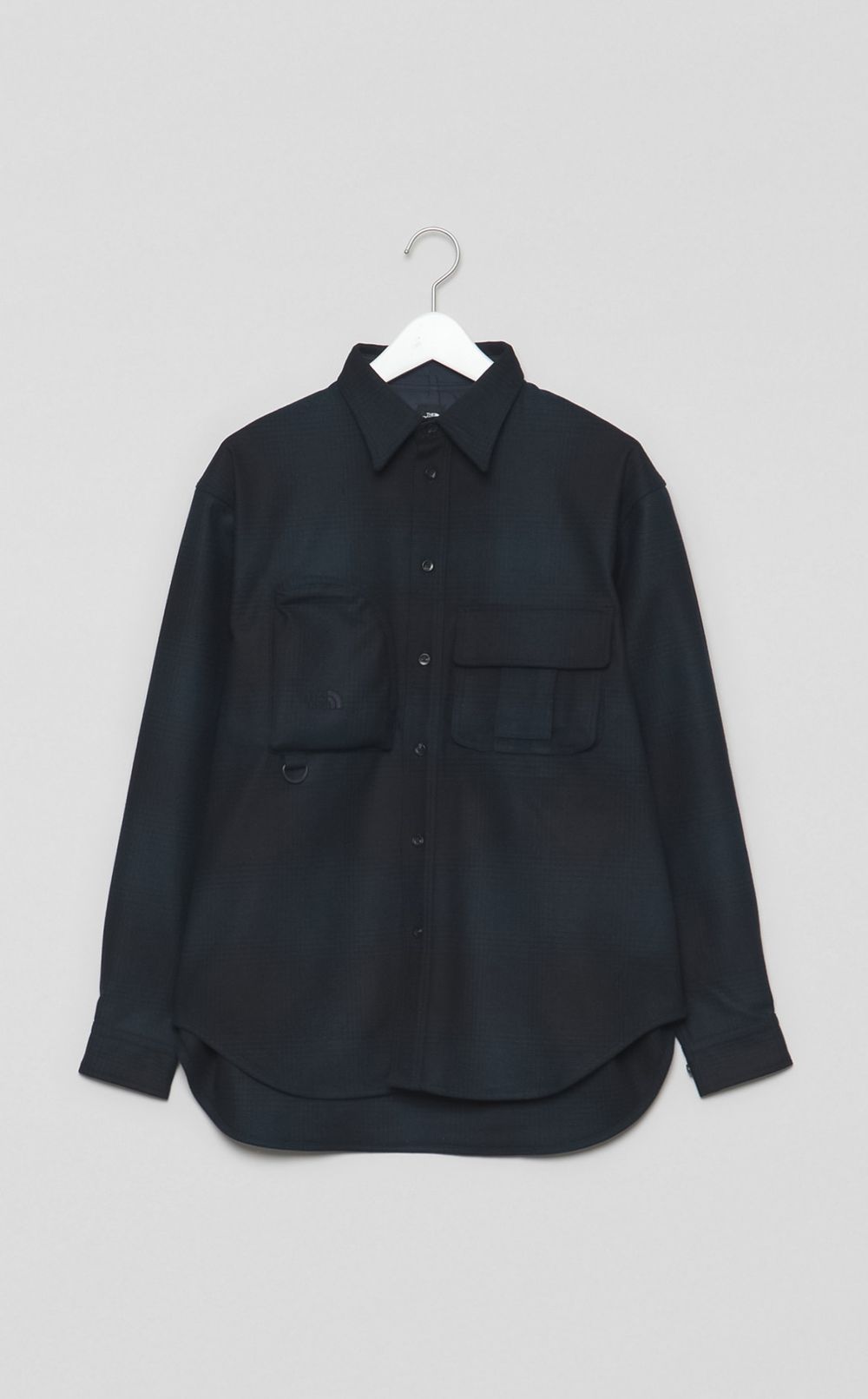 ウールユーティリティチェックシャツ