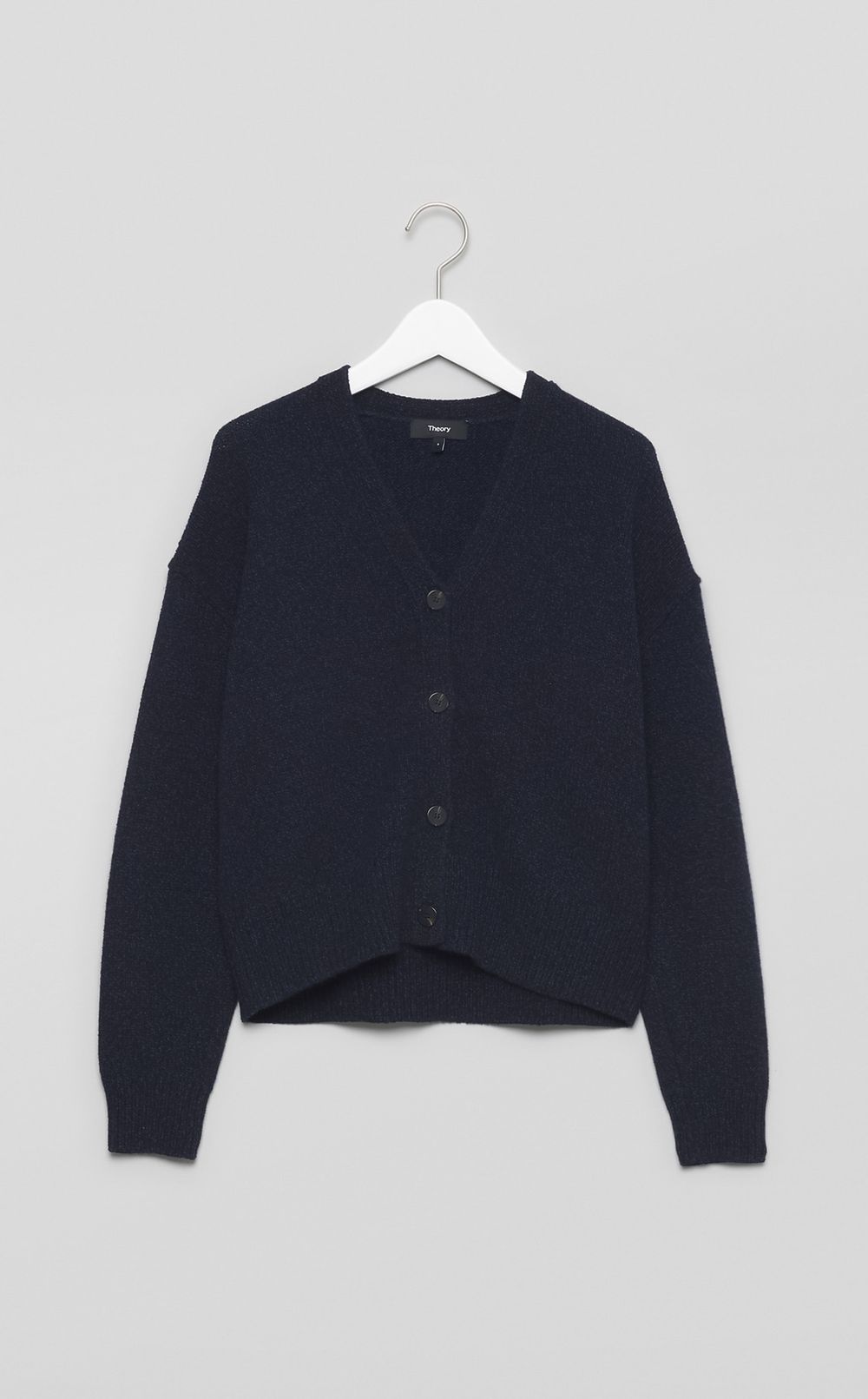 フェルトウールクロップドカーディガン