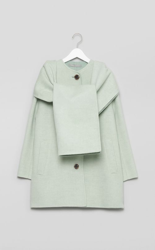 ウールカシミヤストールコート