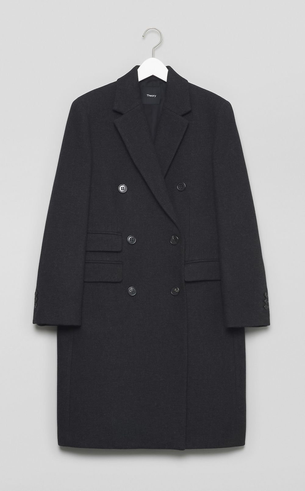 ダブルウールステンカラーコート