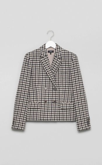 ウールチェックジャケット