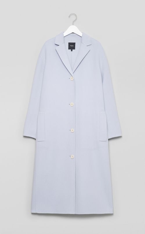 ダブルフェイスロングベルトコート