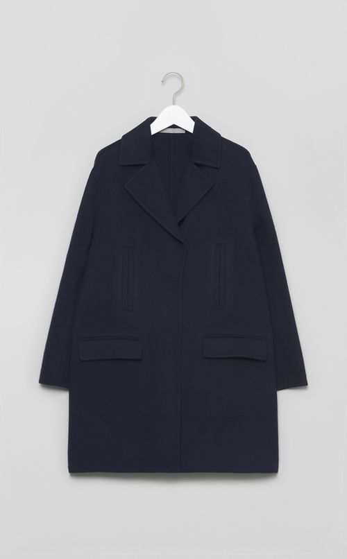 ウールカシミヤミドルコート