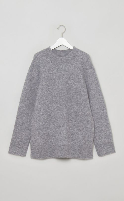 ウールオーバーサイズニットプルオーバー