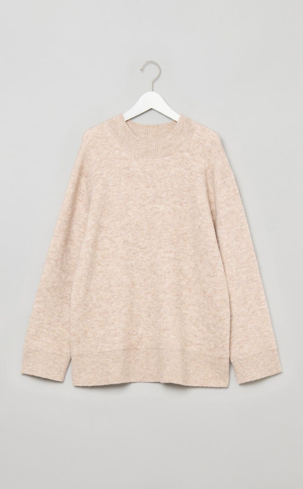 ウールオーバーサイズニットプルオーバー