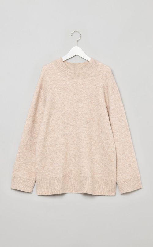 ウールオーバーサイズニットプルオーバー