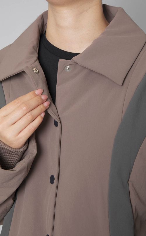 ラインカットパディングブルゾン