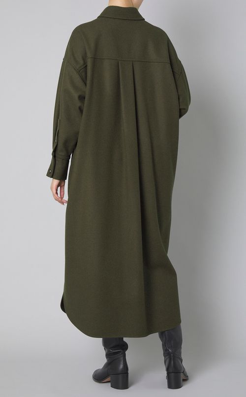 ウールカシミヤコートワンピース