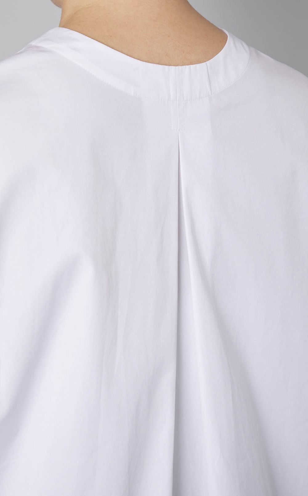 コットンバックプリーツブラウス