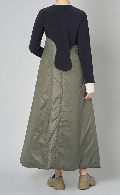 裏起毛ドッキングワンピース