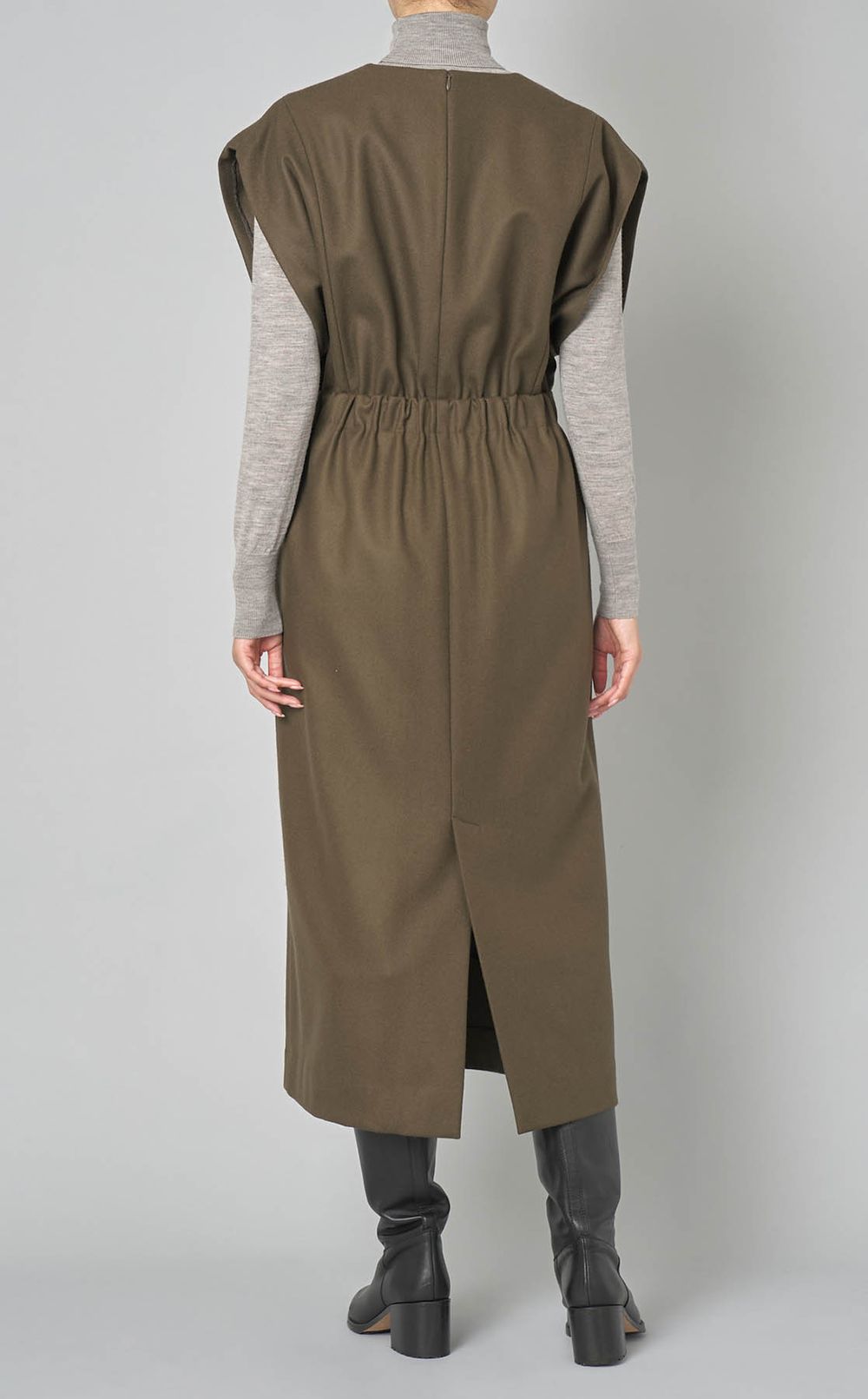 メルトンキーネックワンピース