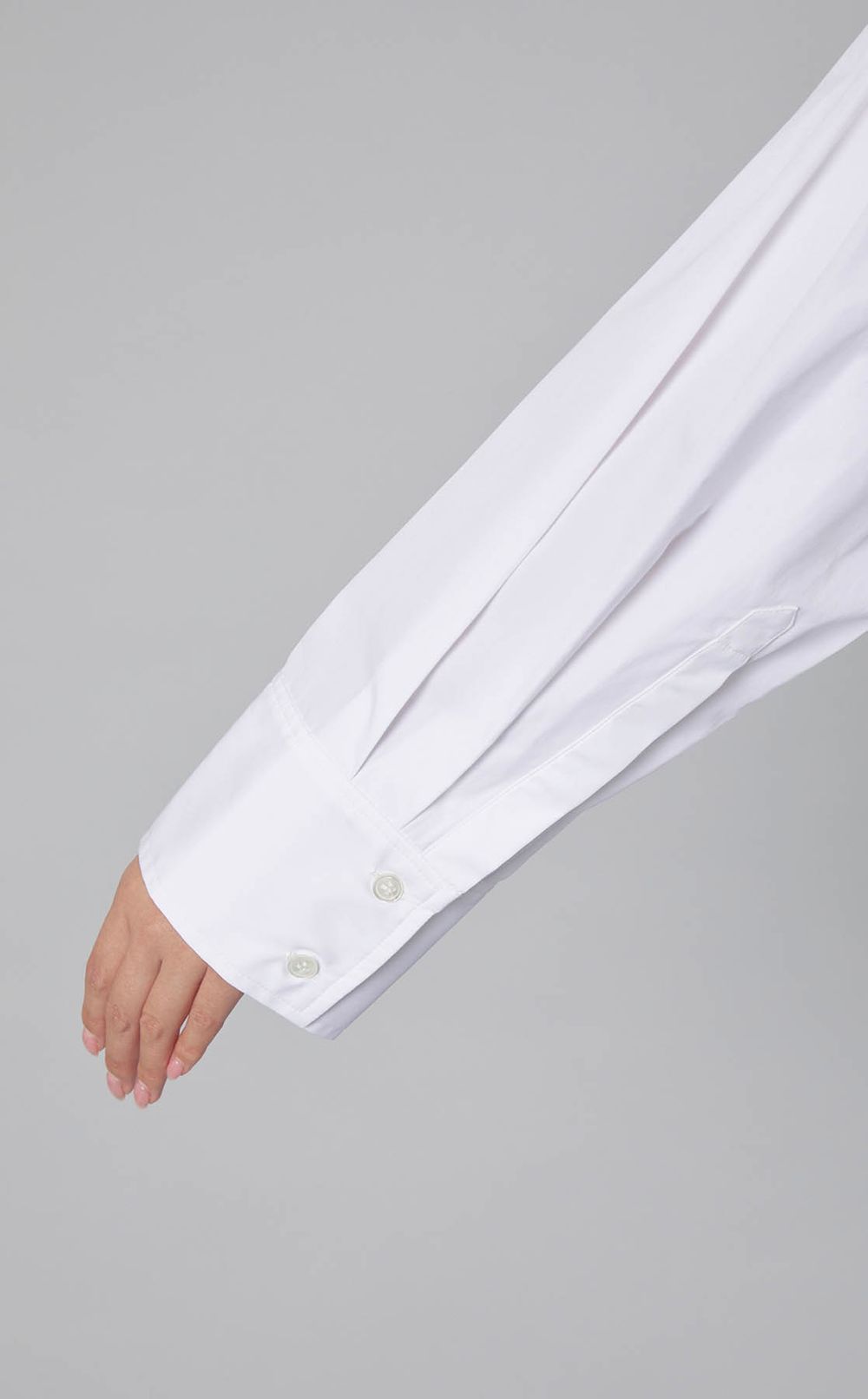 コットンバックプリーツブラウス