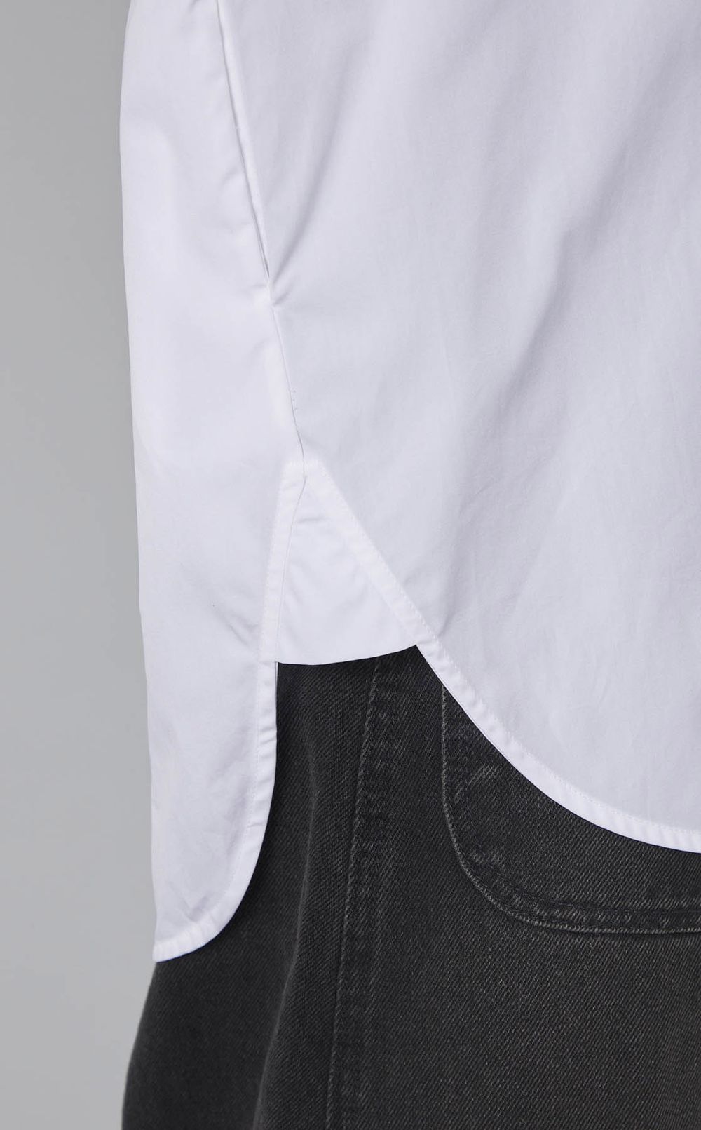 コットンバックプリーツブラウス