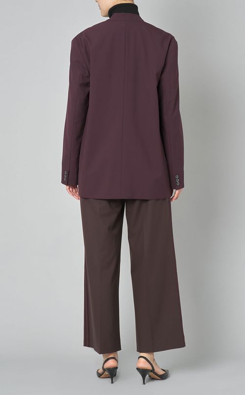 リラクシーノーカラージャケット