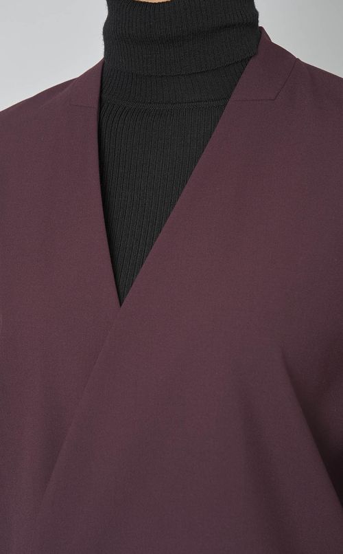 リラクシーノーカラージャケット