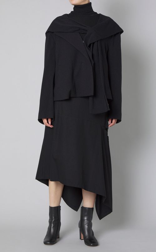 フラノフードジャケット