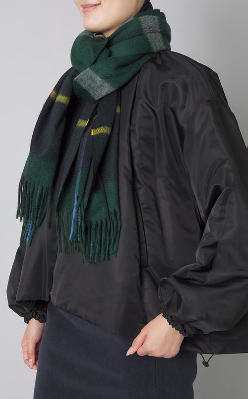 カシミヤタータンチェック大判ストール