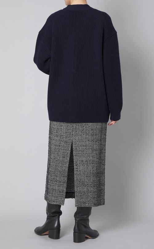 【別注】片畔Vネックカーディガン