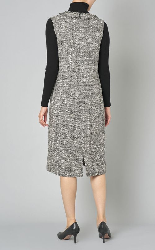 ツイードミックスボクシーワンピース