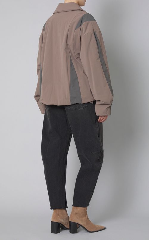 ラインカットパディングブルゾン