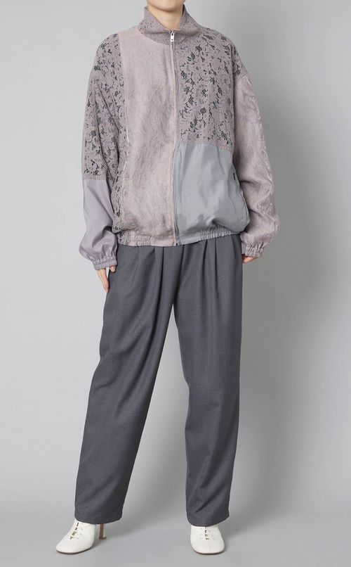 【reADdress】パッチワークスポーツブルゾン